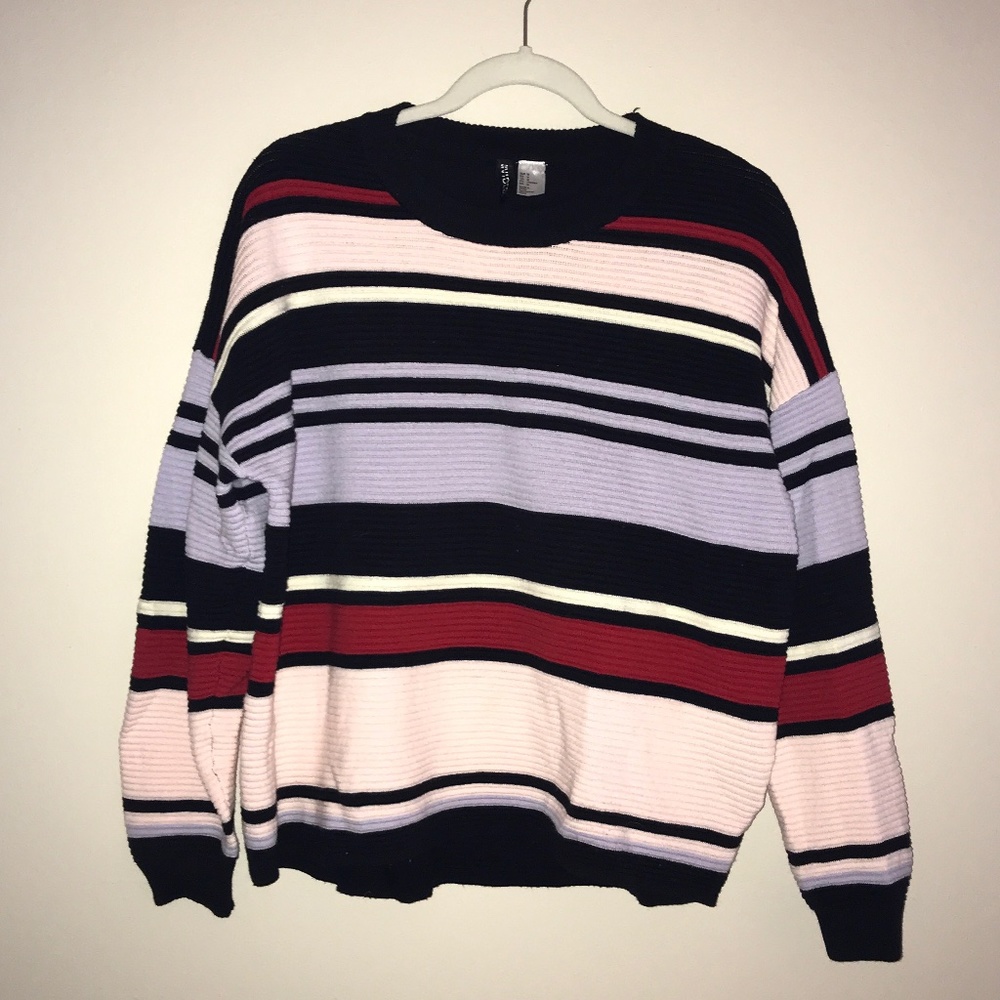 DIVIDED Vintage Striped Sweater